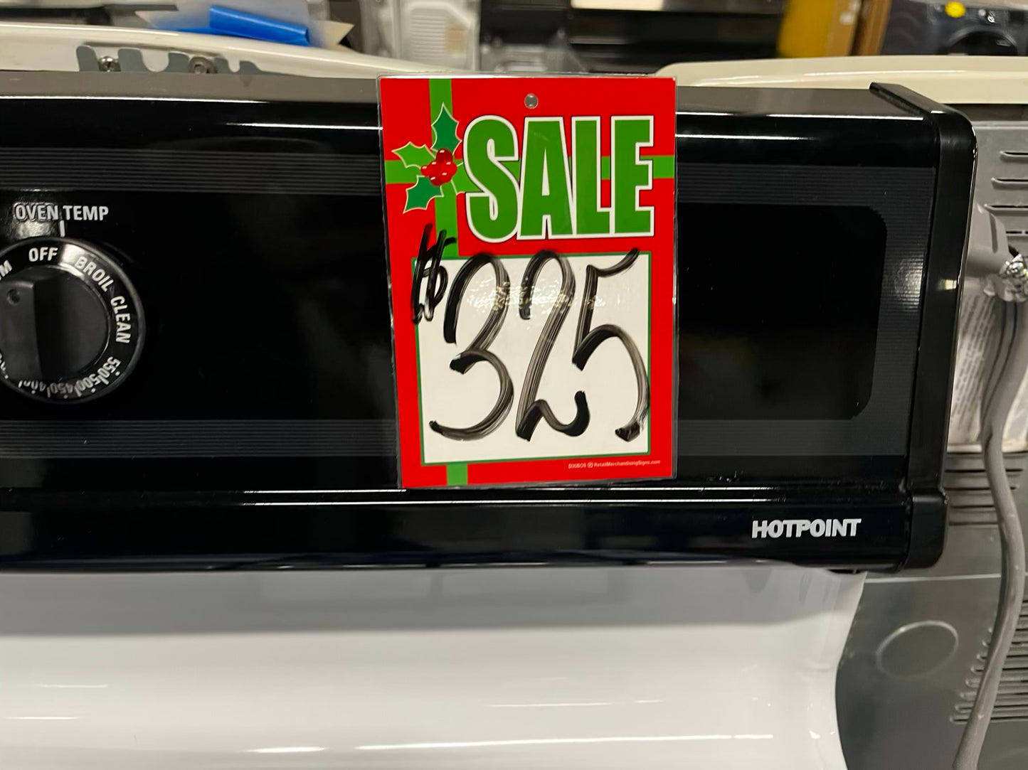 🎄Holidays Sale 🎁 GE Gas range 4 burner bake broil self clean in black & white  used-Refurbished 30” #GR932B