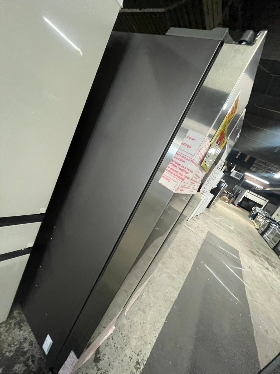 🥳🎉=Open box 📦 New S/d Samsung 36 in. 28 cu. ft. Standard Depth Smart Side by Side Refrigerator in Fingerprint-Resistant Stainless Steel #RFSAM288B