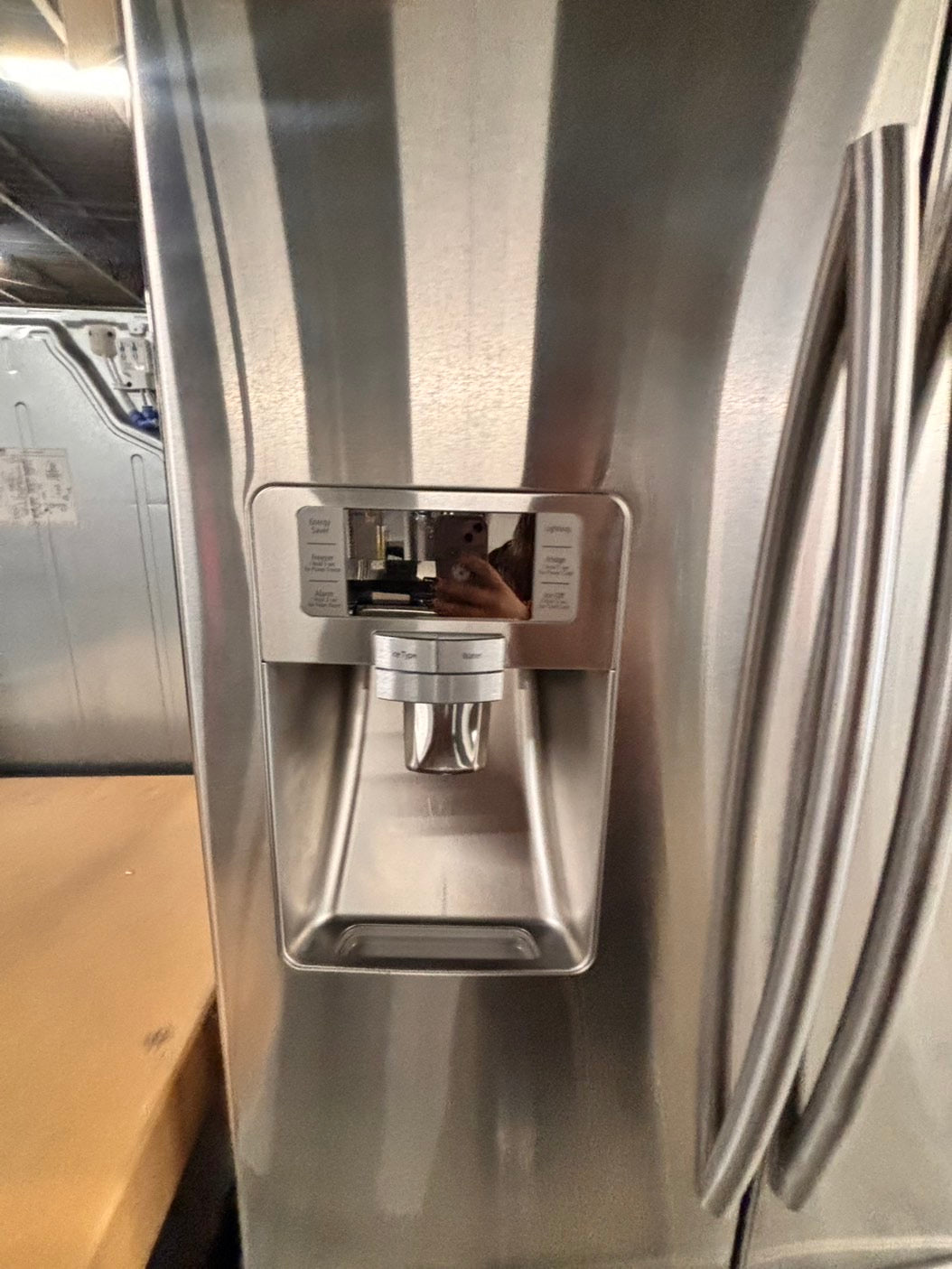 >Special 🎈4pc. Samsung Combo used refurbished -counter depth french door refrigerator Samsung 36” w/ice maker & water dispenser gas range  five burners ,new open box over the range microwave & new open   dishwasher.  #RFZ324CB