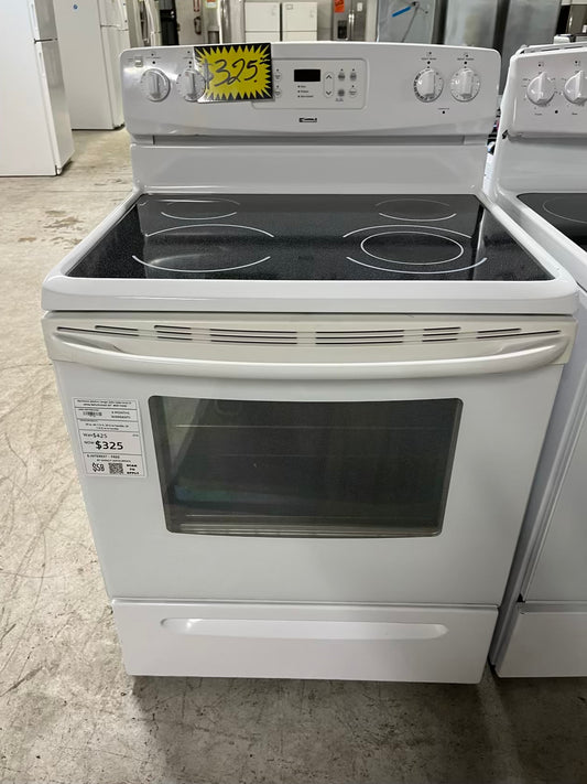 Kenmore electric range 220v bake broil in white Refurbished 30" #ER174HB