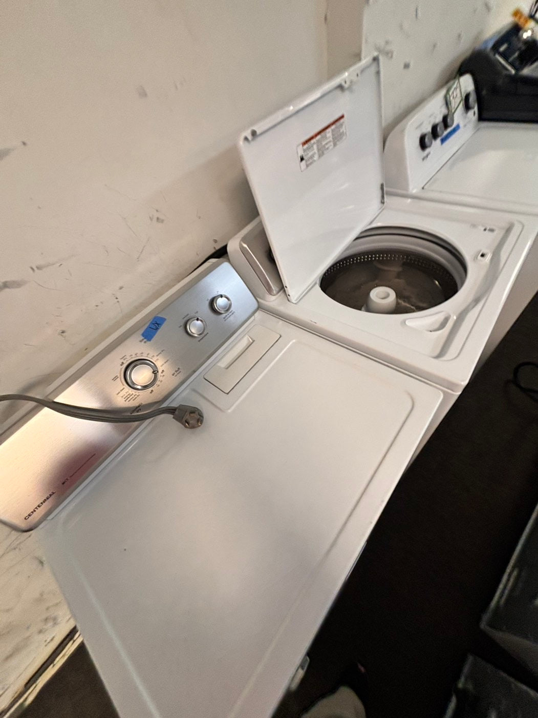 >maytag top load dryer side by side electric 220v large capacity & top load washing machine stainless steel drum with agitator used-Refurbished
#ASD5BLSET