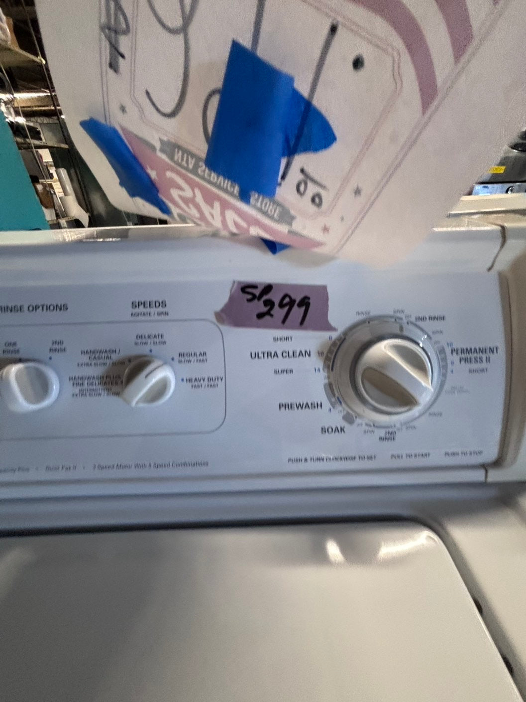 >*Early July 4th sale🎈kenmore Top load washing machine w agitator 27" in good condition,used-Refurbished #WZQ7DB