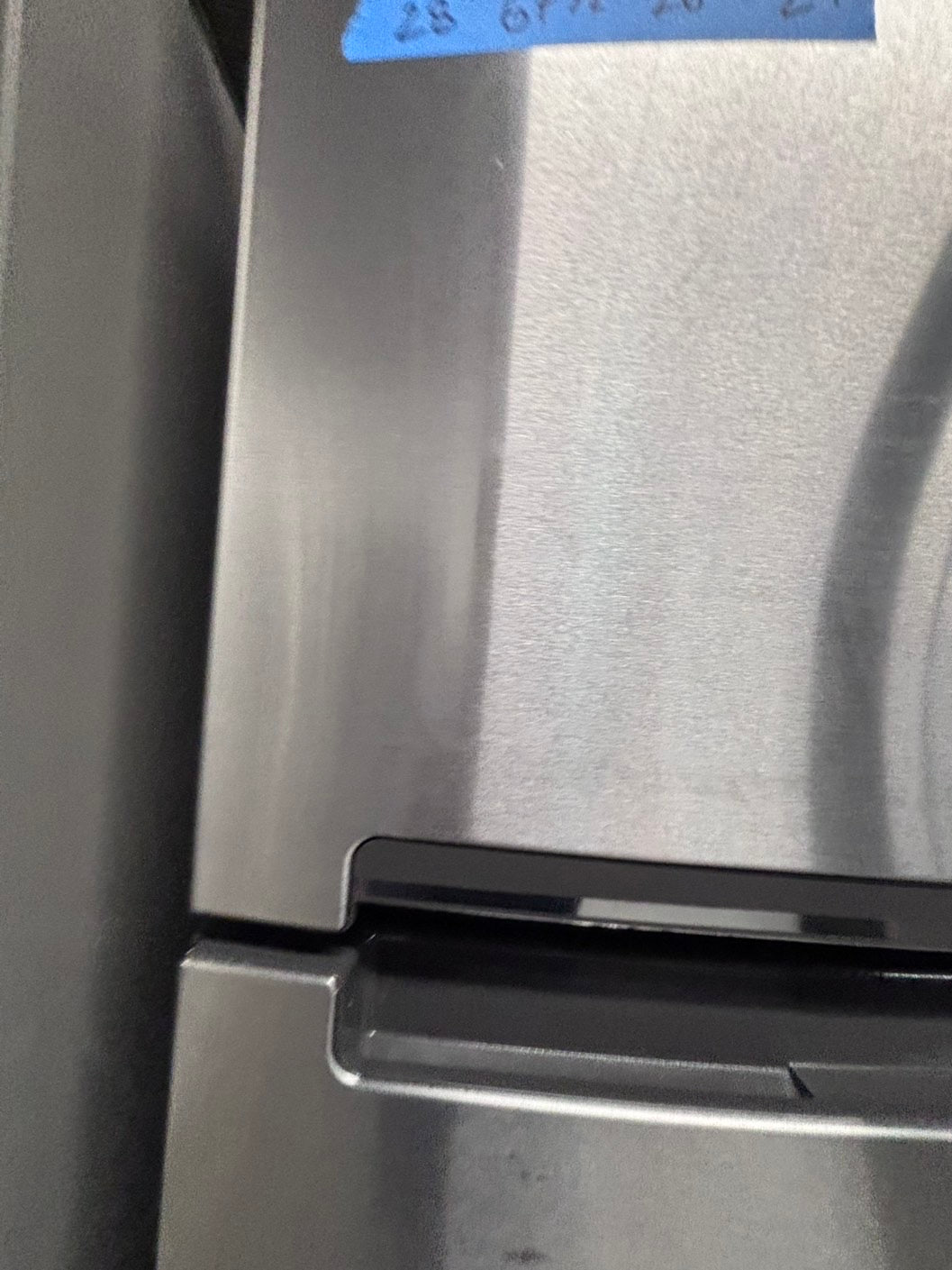 >*28” whirlpool top freezer fridge stainless steel  used-refurbished #FFSA3RB