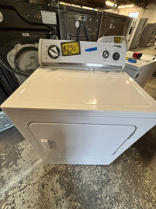 *Whirlpool gas top load regular dryer side x side large capacity #GW65JB