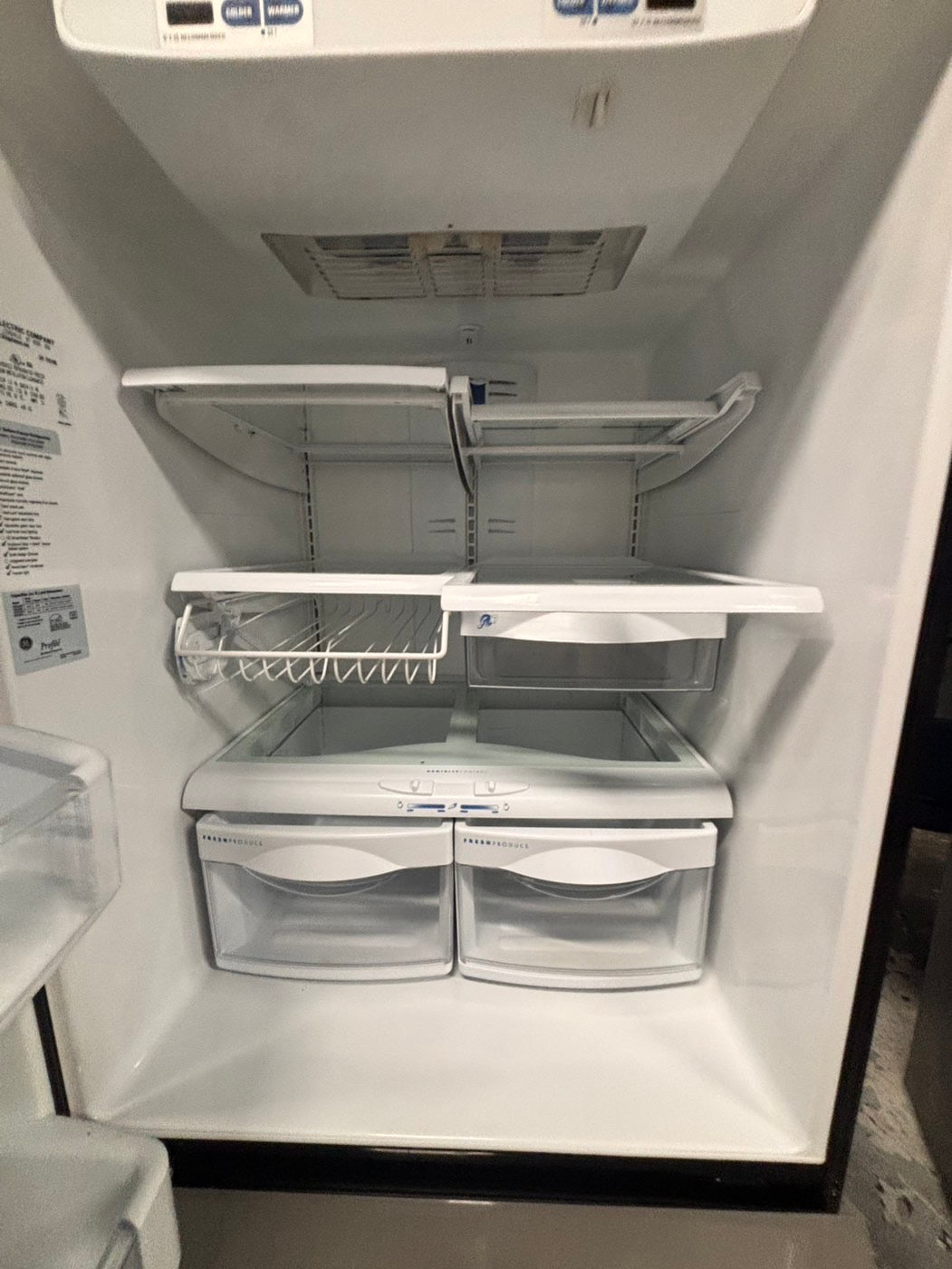 >sale🎈GE 30” bottom freezer fridge stainless steel with iced maker inside used -refurbished 30” #G5ZK21B