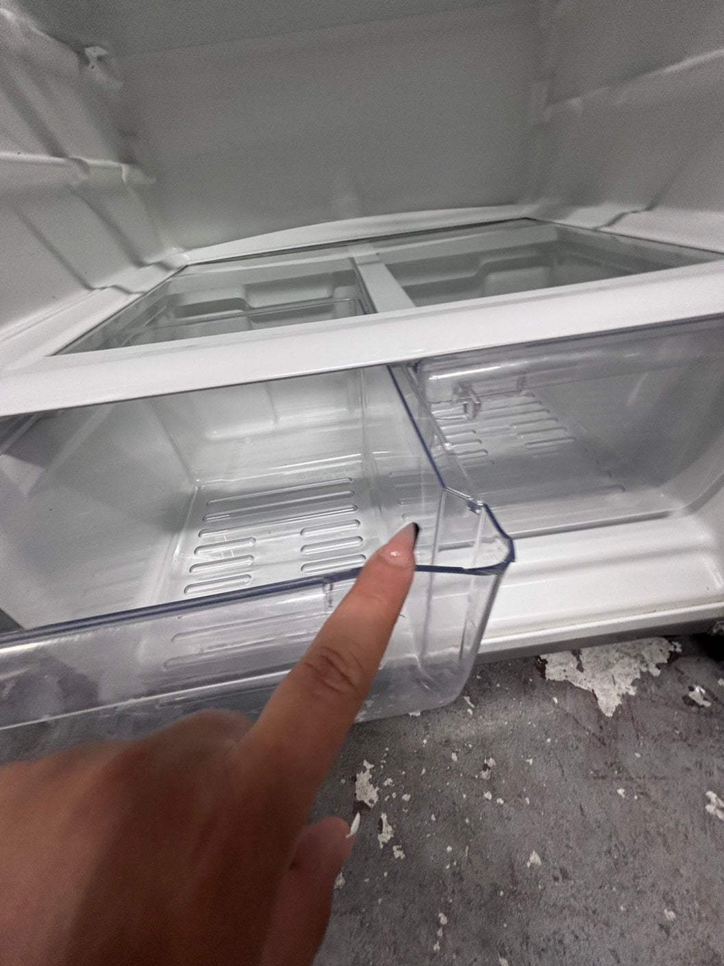>*28” whirlpool top freezer fridge stainless steel  used-refurbished #FFSA3RB