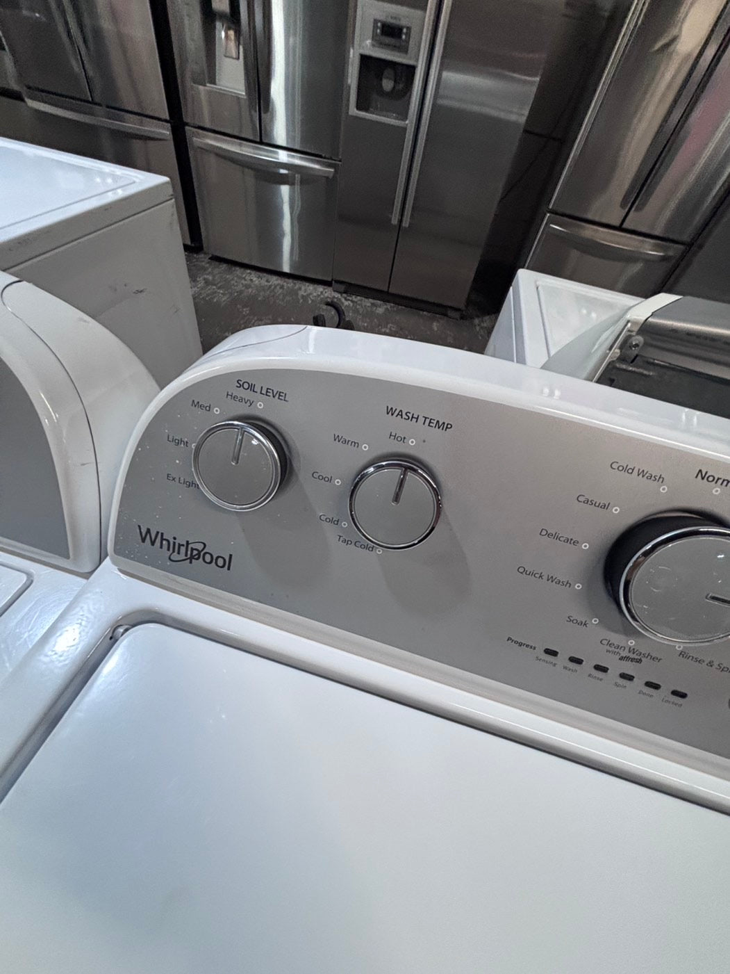 >*whirlpool Top load washing machine w agitator large capacity 27" in good condition,used-Refurbished #TWA336B