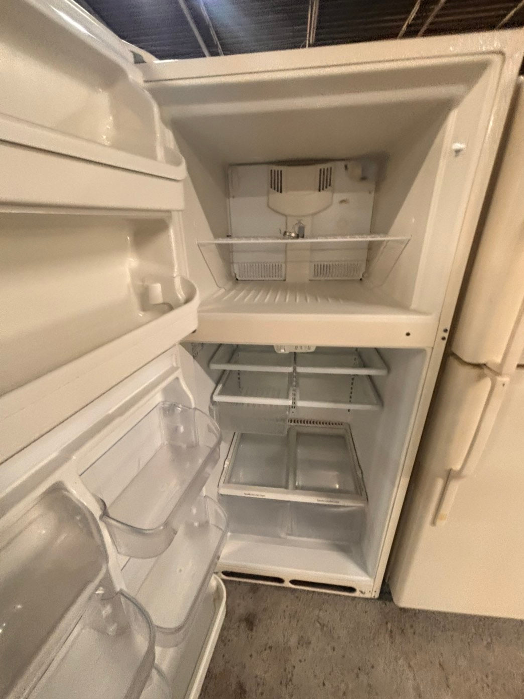 >*kenmore   top freezer refrigerator stainless steel used-refurbished 30"x 681/2h #RF21ZAB