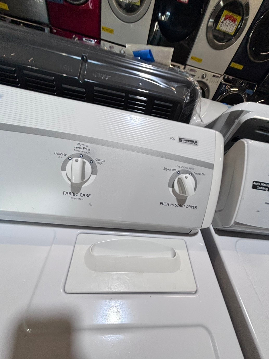 >*Kenmore 29” large capacity electric dryer 220v side by side used-refurbished #KEM441B
