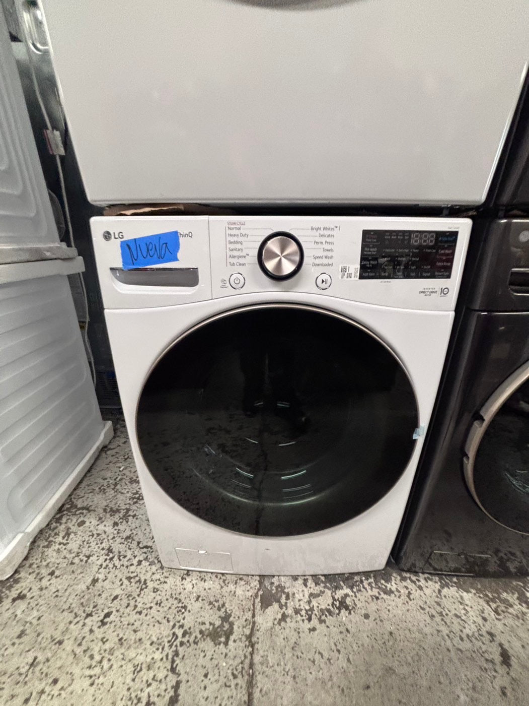 >>Open Box 📦 Scratch & Dent 4.5 cu. ft. Ultra Large Capacity Front Load Washer - White
 & 7.4 cu. ft. Large Capacity Front Load Electric Dryer - White Set / stock number #WD787CB