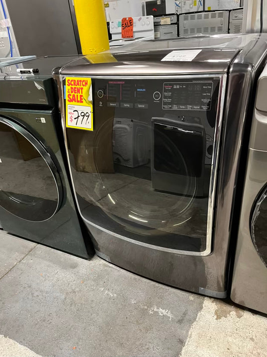 Open Box | Scratch & Dent LG SIGNATURE 9.0 cu. ft. Large Smart Wi-Fi Enabled Electric Dryer w/ TurboSteam™ 29" #RF205VB