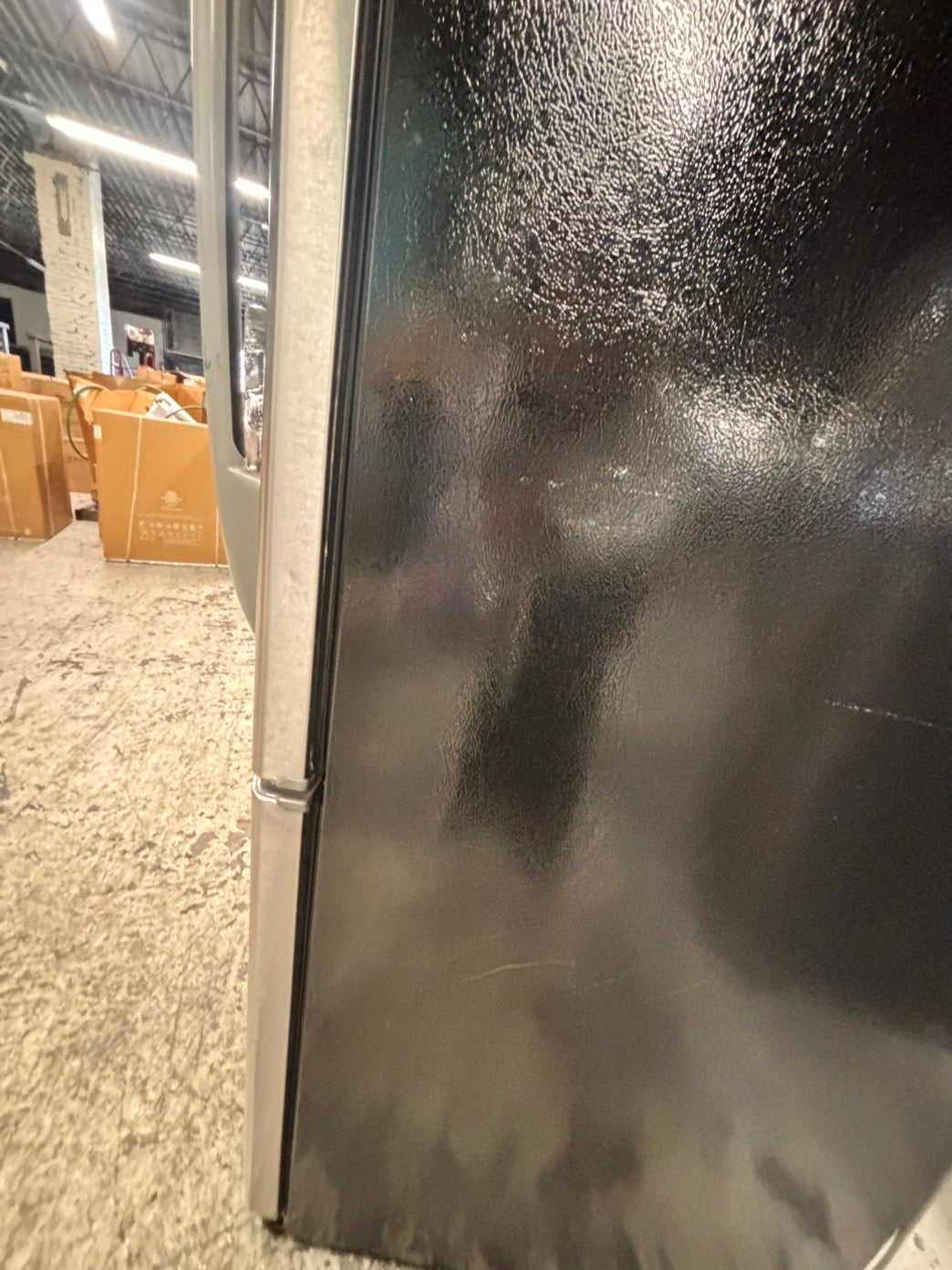 >sale🎈GE 30” bottom freezer fridge stainless steel with iced maker inside used -refurbished 30” #G5ZK21B