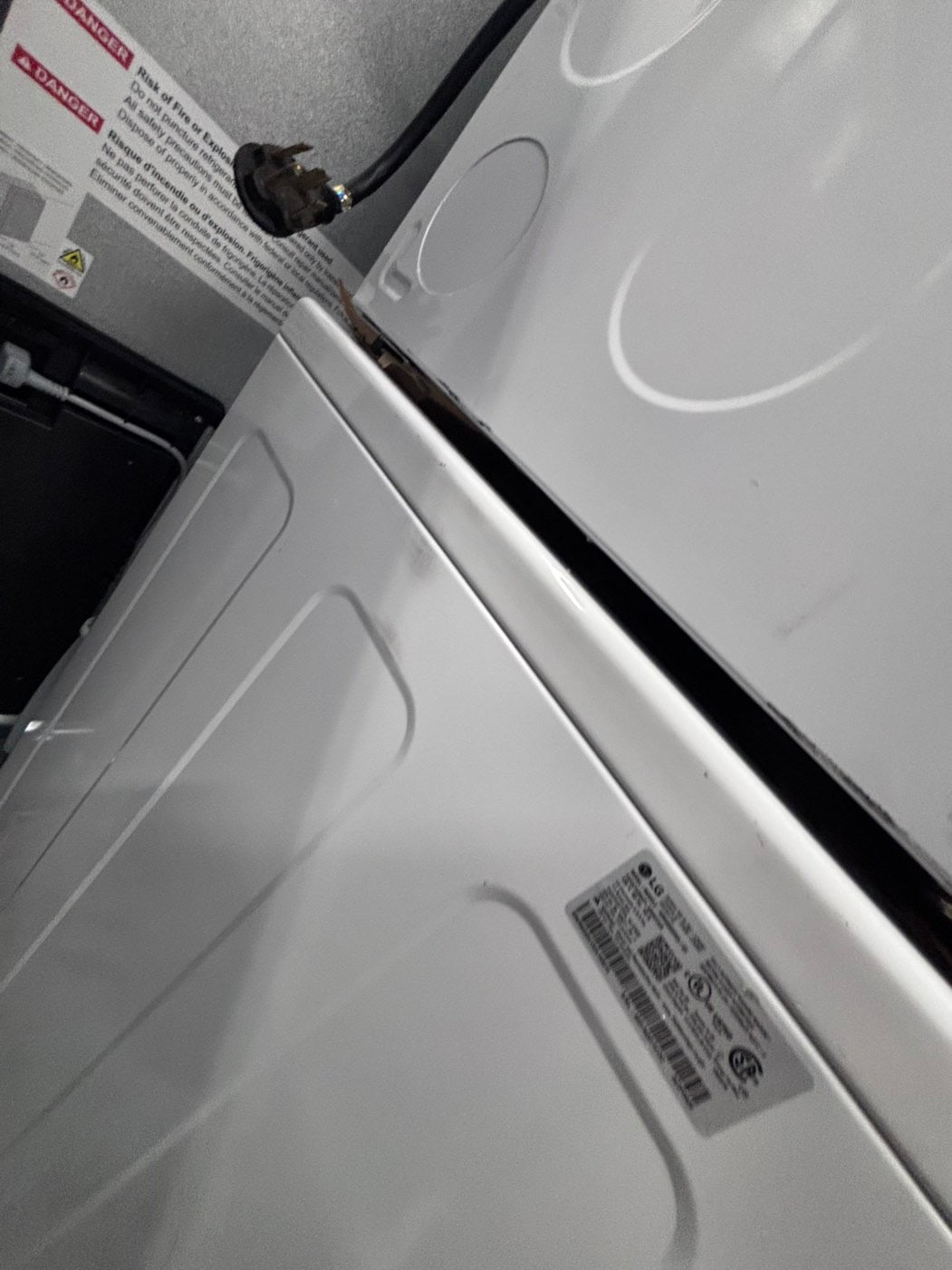 >>Open Box 📦 Scratch & Dent 4.5 cu. ft. Ultra Large Capacity Front Load Washer - White
 & 7.4 cu. ft. Large Capacity Front Load Electric Dryer - White Set / stock number #WD787CB