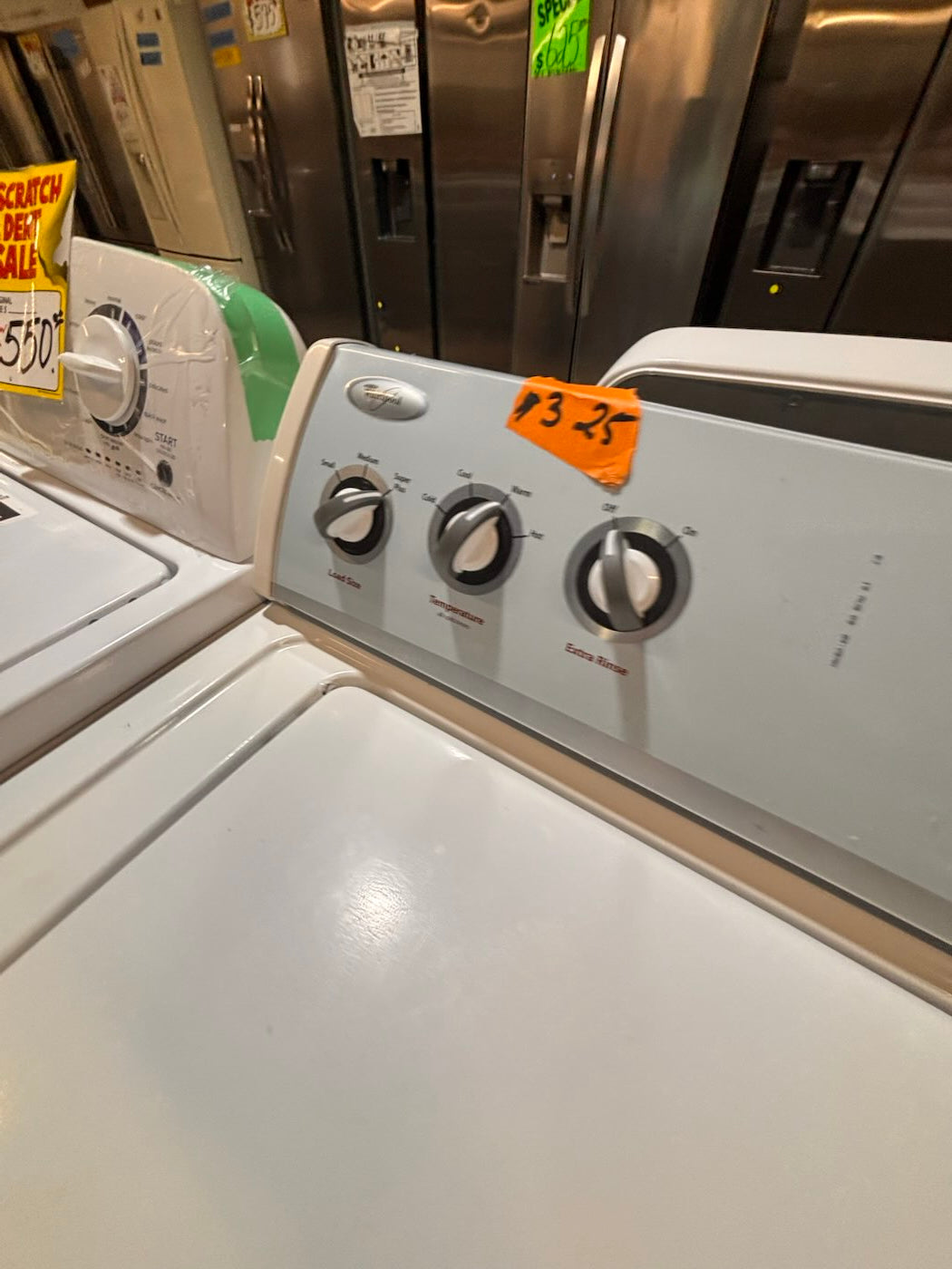}}whirlpool top load washer with removable agitator large capacity & electric dryer 220v  set top load side by side used, refurbished working 💯  with warranty  #TSTR1YB