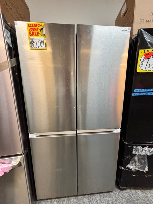 >New open box 📦 samsung 4-doors Counter Depth French Door Refrigerator 22cu.ft in Stainless Steel  #RFSGG1B 36” in