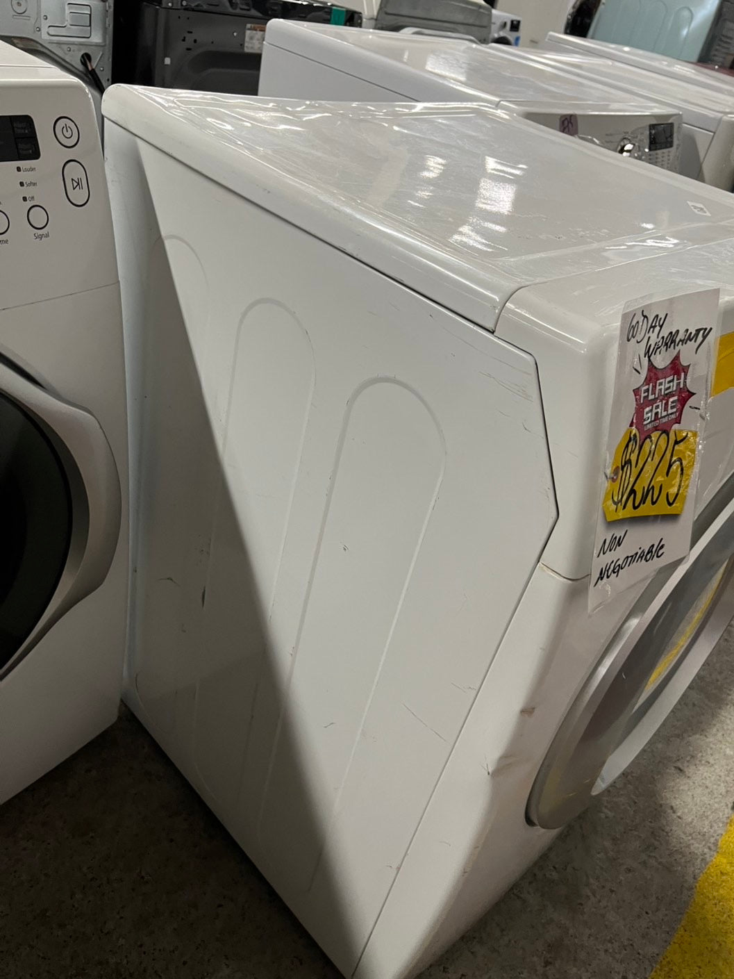 🔥Black Friday  sale‼️Samsung Sensor dry electric 220v dryer front load stainless steel drum 7.5cu.ft. large capacity  27"  white #EDSM1B
