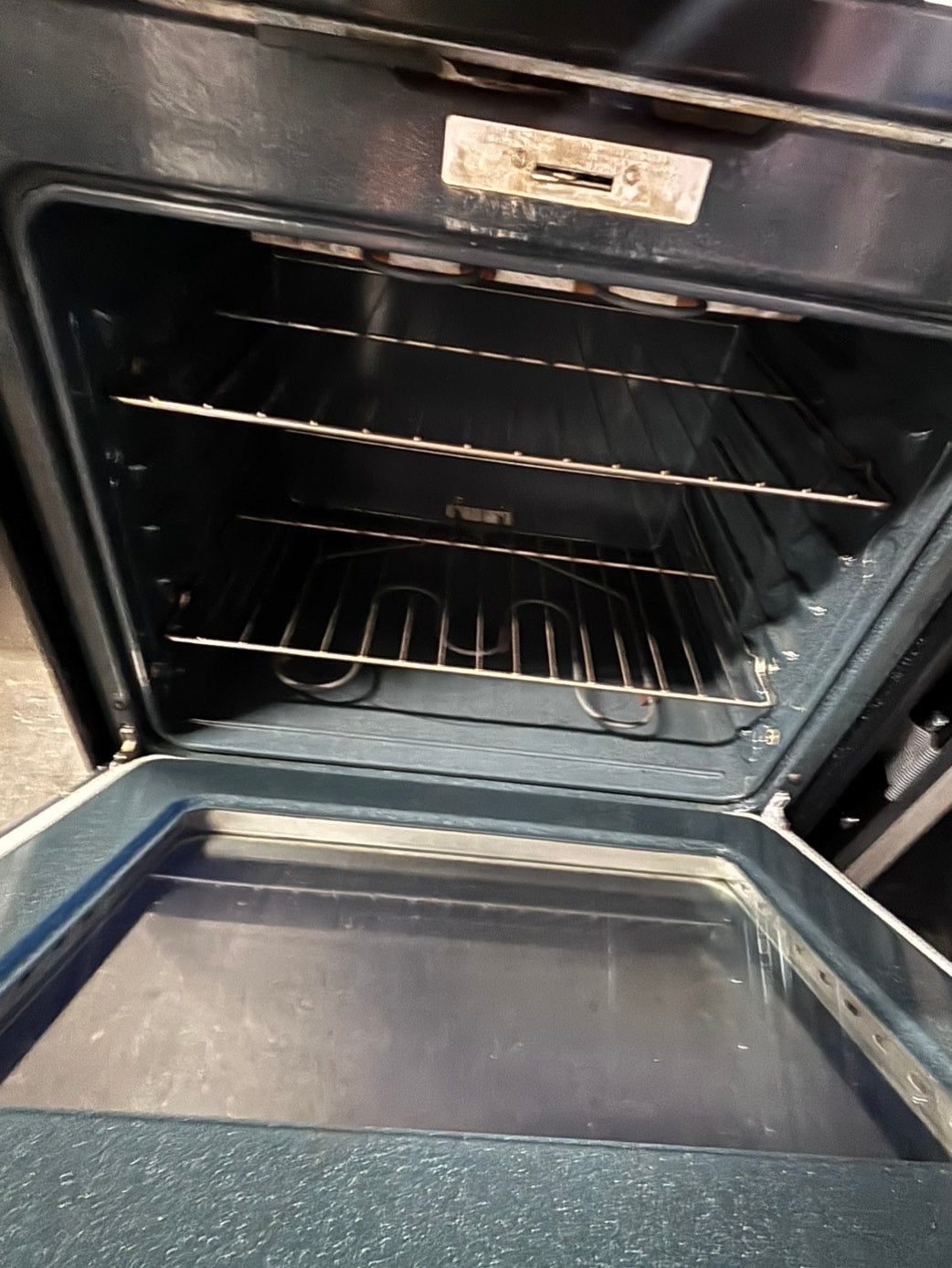 >*special🔥GE electric 220v glass top range 5 burner  bake Broil roast self clean 30" Refurbished #EQQ5S3B