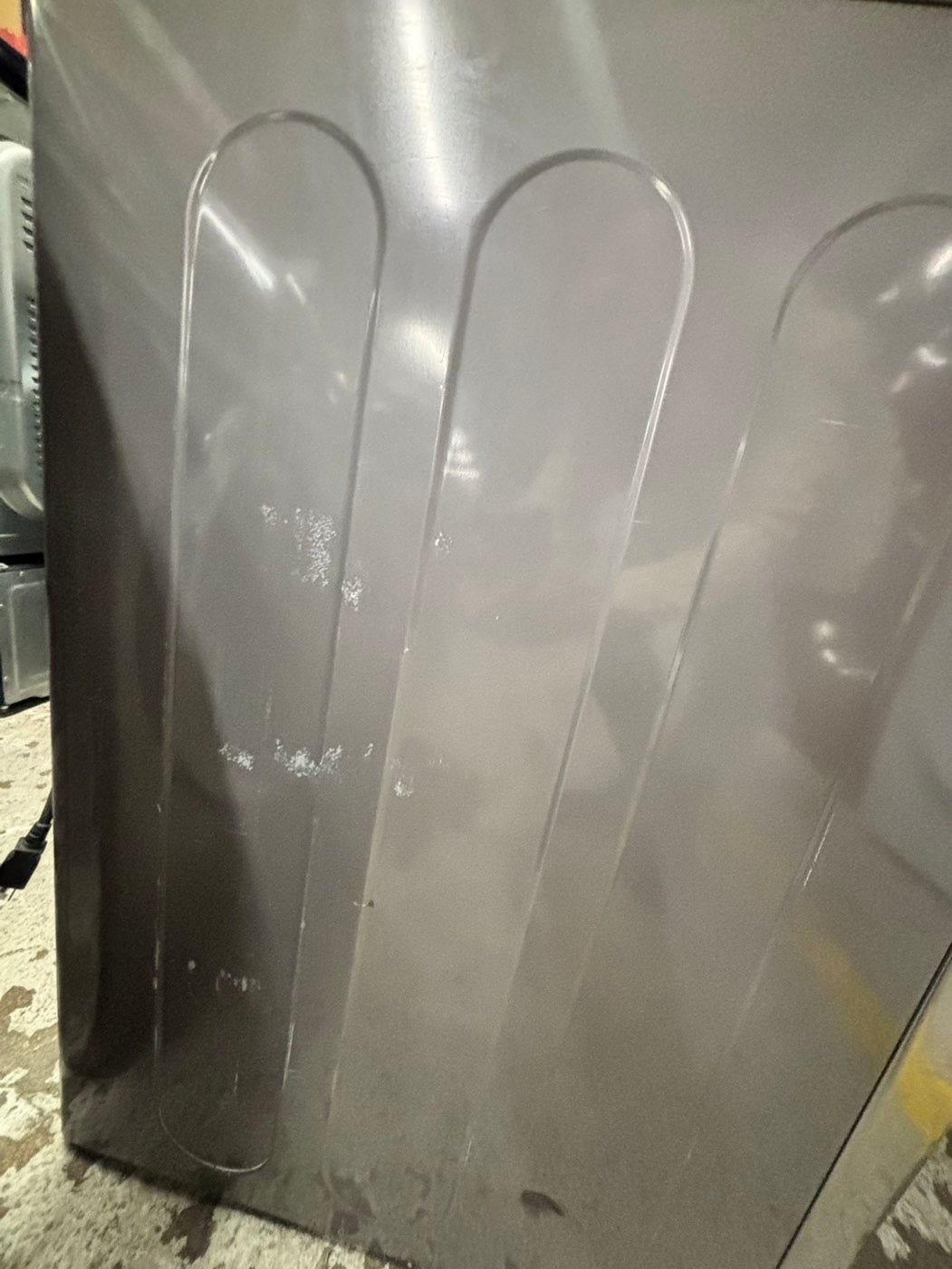 -Samsung steam silver-gray front load stackable Gas dryer stain drum large capacity #DG221B-TR