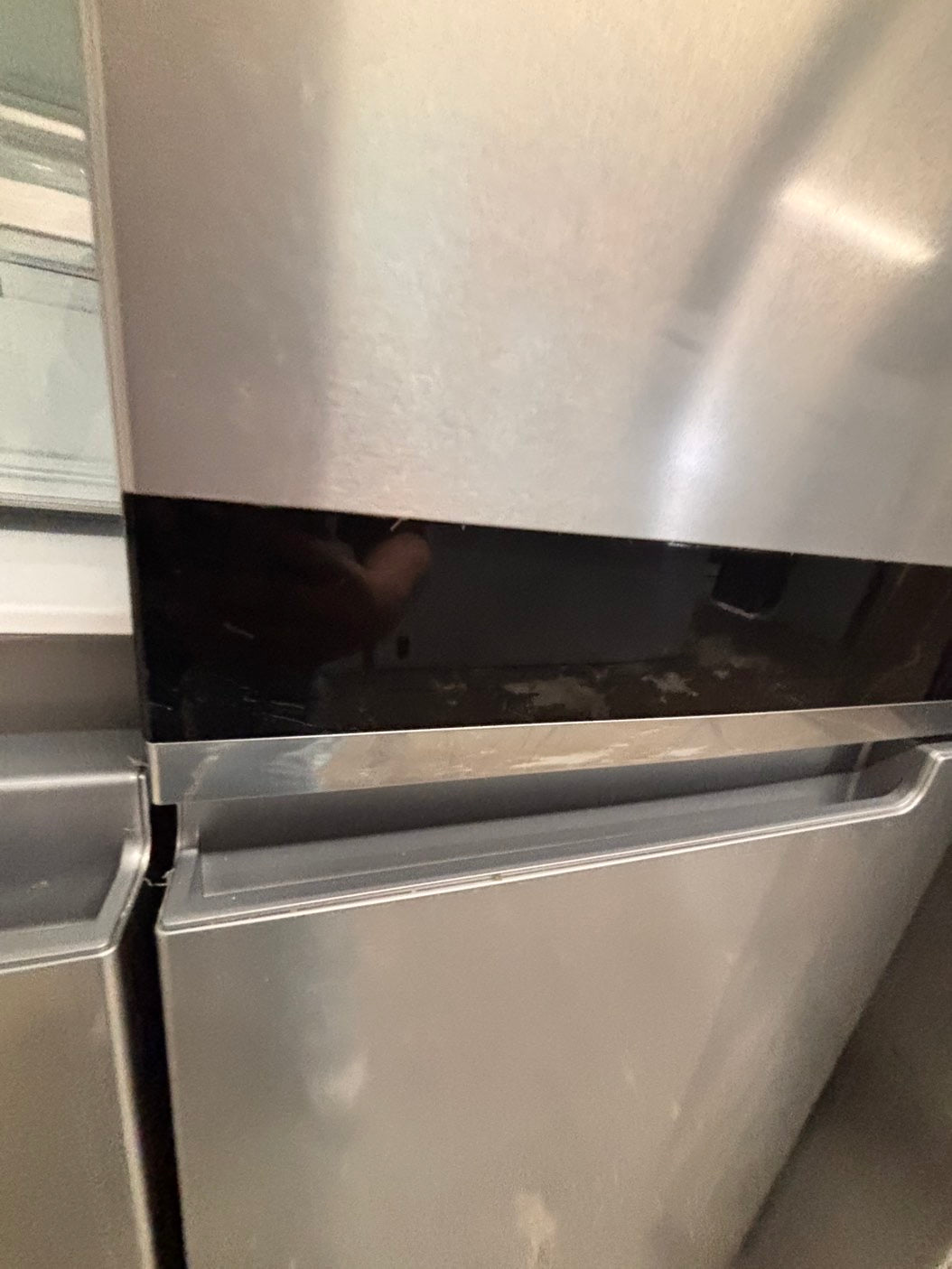 >special🎈New open box 📦 costumer return whirlpool- 23 cu. ft. Counter depth 19.4 cu. ft. Counter Depth French Door Refrigerator in Fingerprint Resistant .. #RWVYY41B