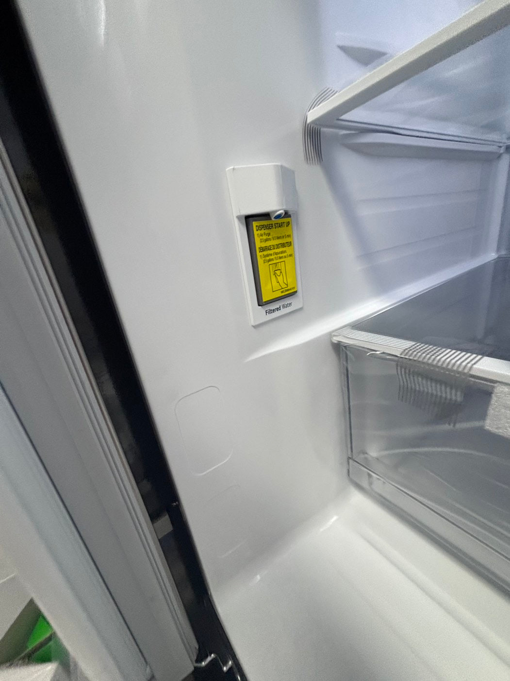 >new open box LG 30 Cu. Ft. Smart Standard-Depth MAX 4-Door French Door Refrigerator with Full-Convert Drawer
#RFLHZ4L  36” in