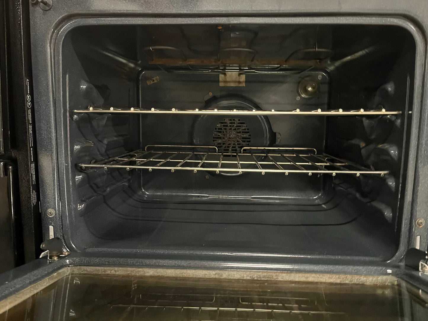 Frigidaire double oven electric 220v range 5 burner warm zone bake broil convection self clean stainless steel 30" #ER489DB Refurbished