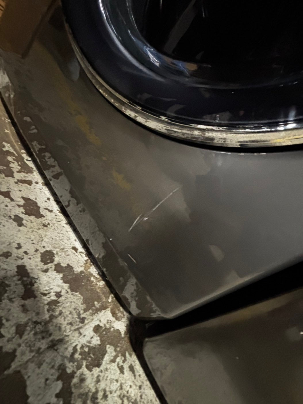 >gas Electrolux gas 27” wash-tower (washer & dryer) large capacity one unit staked  in dark gray color used refurbished #GD94G4B
