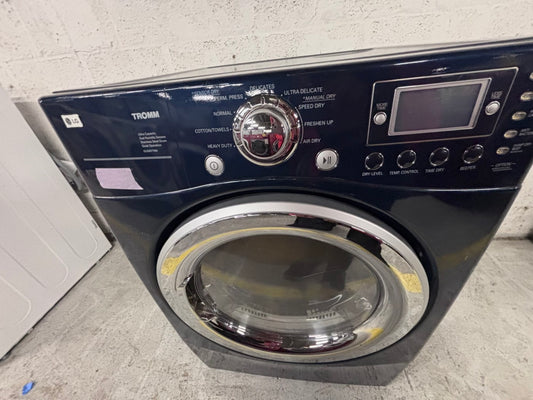 >special 💥✅LG sensor Dry front load stackable electric 220v dryer in navy blue 27" #EDLJJ8B