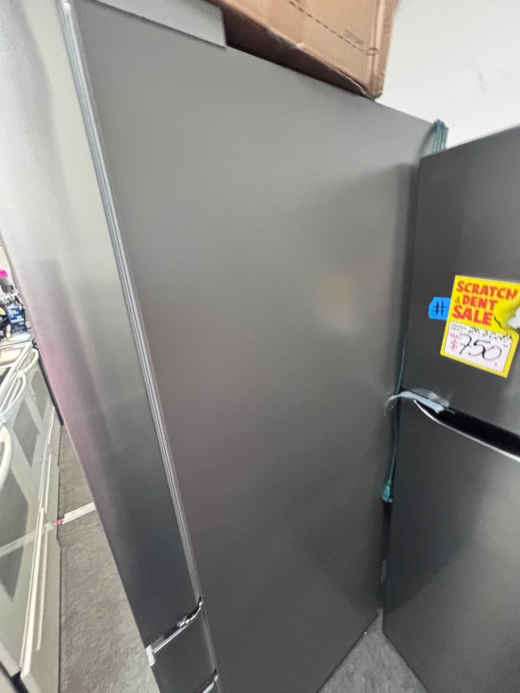 >new open box LG 30 Cu. Ft. Smart Standard-Depth MAX 4-Door French Door Refrigerator with Full-Convert Drawer
#RFLHZ4L  36” in