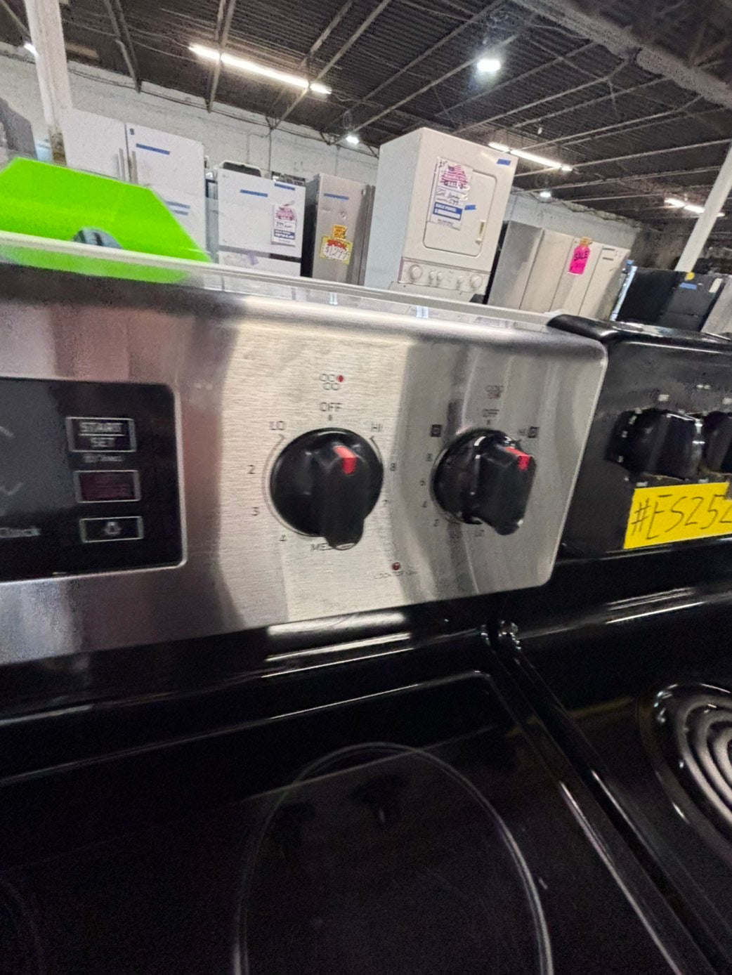 >*special🔥samsung electric 220v glass top range bake Broil roast stainless steel 30" Refurbished #SS5S42B