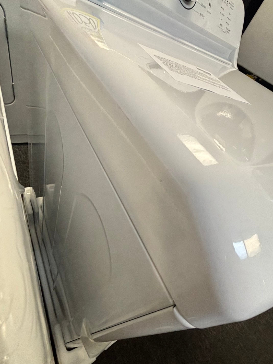 *Open box 📦 New S/d New LG Top load washer Stainless steel Drum 4.1 Cu.Ft And Electric dryer large capacity set 27” wide dark gray #WDLM41L