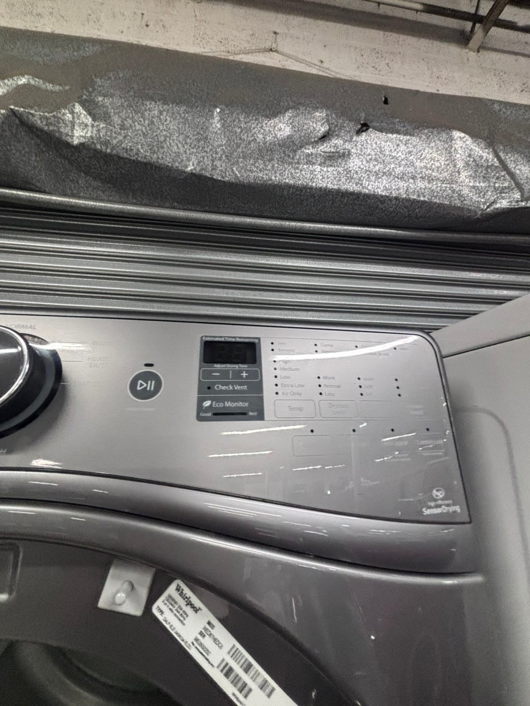 >*special 🔥mix & match Maytag  washer large capacity & whirlpool dryer set electric 220v front load stackable or side by side - sensor dry in white  #MAQ4VBSET