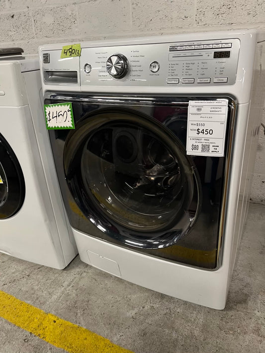 Kenmore Elite front load washing machine large capacity stainless steel drum stackable 29" #W406VB
