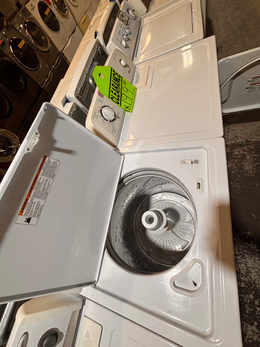 >*sale🔥Amana large capacity top load washer stainless steel drum & electric dryer 220v  set top load side by side #TAA2T1B