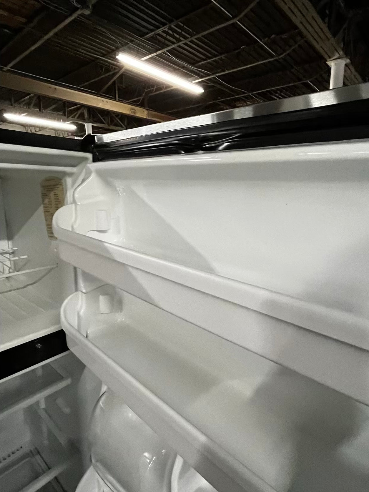 Frigidaire top freezer refrigerator stainless steel  used refurbished 30” #RF535942B