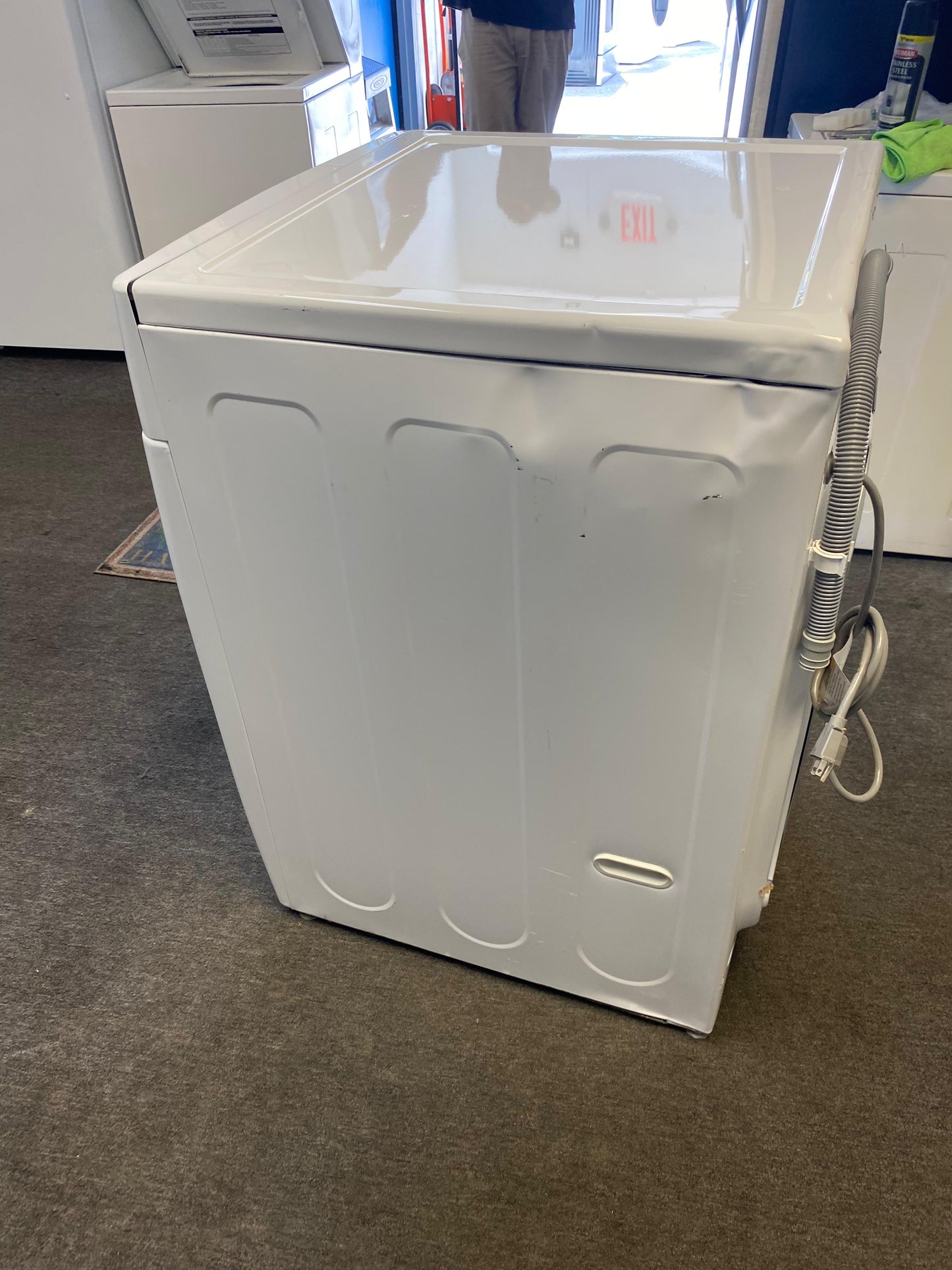 LG new Open Box 📦 Scratch & dent mix & match 4.5 cu. ft.  Large Capacity Front Load Washer -& 7.4 cu. ft. Large Capacity Front Load Electric Dryer - White mix & match Set / stock number #WDE774A3
