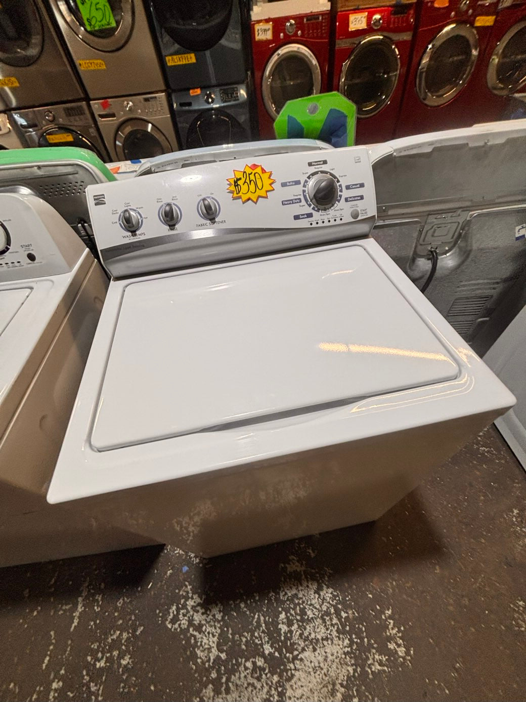 }}Kenmore energy ⭐️ Top load washing machine w agitator 27" in good condition,working 💯 with warranty ! used-Refurbished #TWH47TB