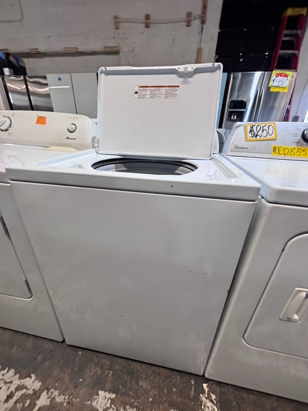 } whirlpool top load washer with removable agitator large capacity & electric dryer 220v  set top load side by side #TSW9TYB