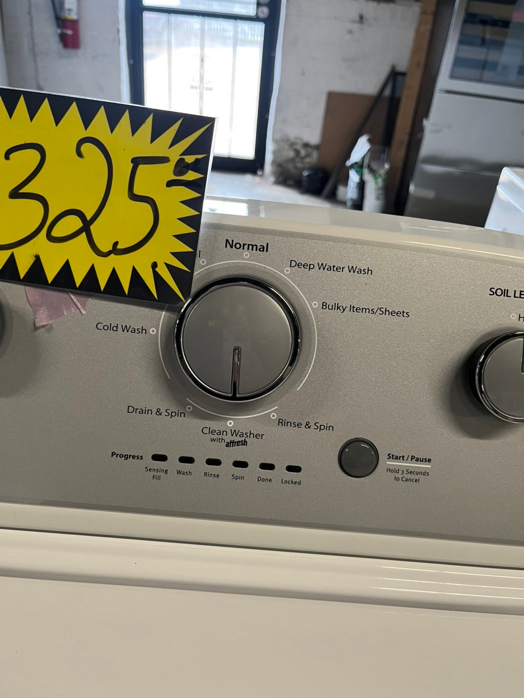 Whirlpool Top load washing machine w agitator 27" used-Refurbished #WHPT26B