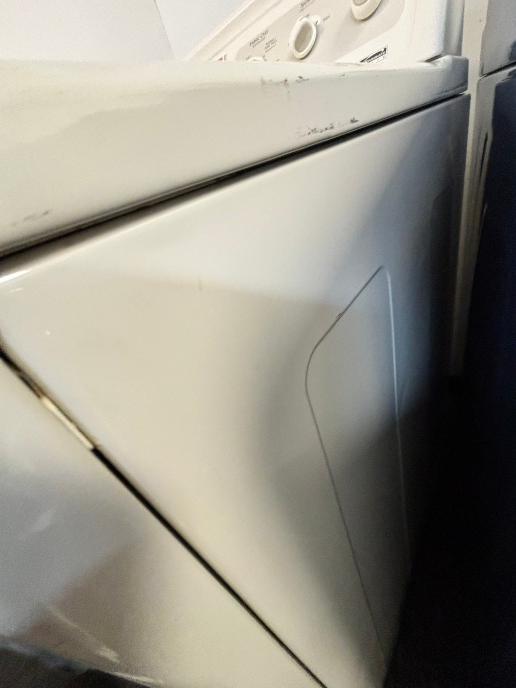 *🎄🎄Christmas sale 🎅 Kenmore off white -top load electric  dryer side by side large capacity 27" Refurbished -used  #EDK9DL