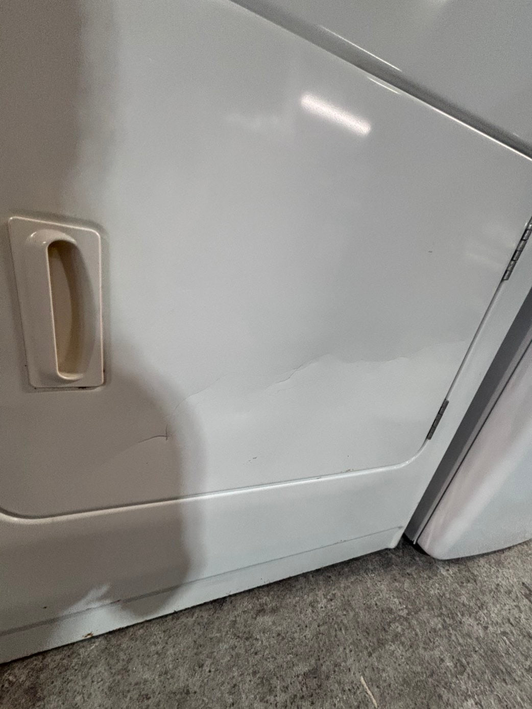 >*kenmore  flat back side x side extra large capacity electric 220v dryer  29” wide.    26”in Depth ,used -Refurbished #EDZN55B
