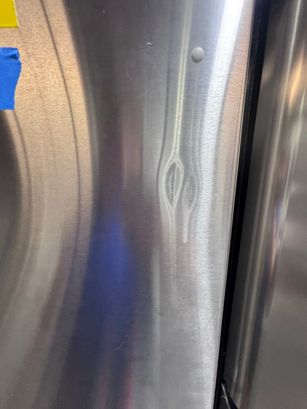 >*Whirlpool top freezer refrigerator stainless steel used-refurbished 30" #RFWW19B