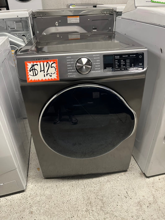 24” samsung 4.0 Cu. Ft. Electric Dryer with Smart Care in Inox Grey #24DSM2B