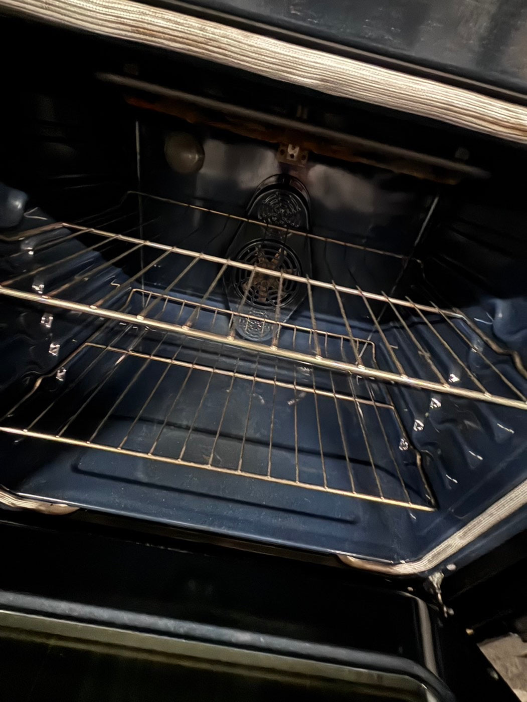 >Samsung  electric 220v glass top  range 5 burner flex duo oven used -Refurbished convection bake Broil self clean black stainless steel 30" #ESS61B