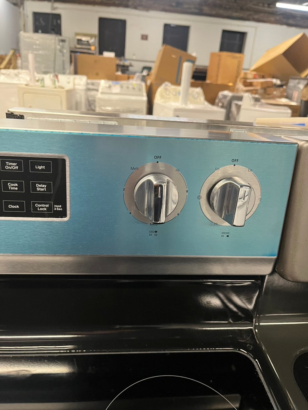 🎁open box New scratch&Dent 30 in. WFE550S0LZ Whirlpool 30" Electric Range with 5 Elements and 5 in 1 Air Fry - Fingerprint Resistant Stainless Steel 30” #WHP21B