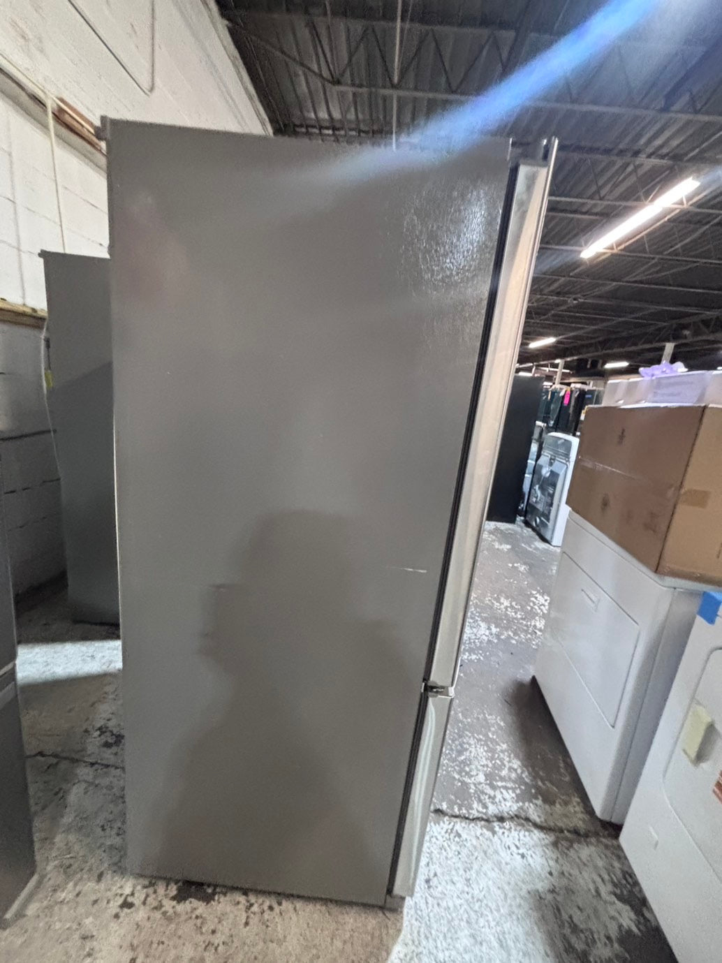 >special price 🙌LG 36” French Door Refrigerator  with ice maker & water dispenser ,used-refurbished #FDL50PSB