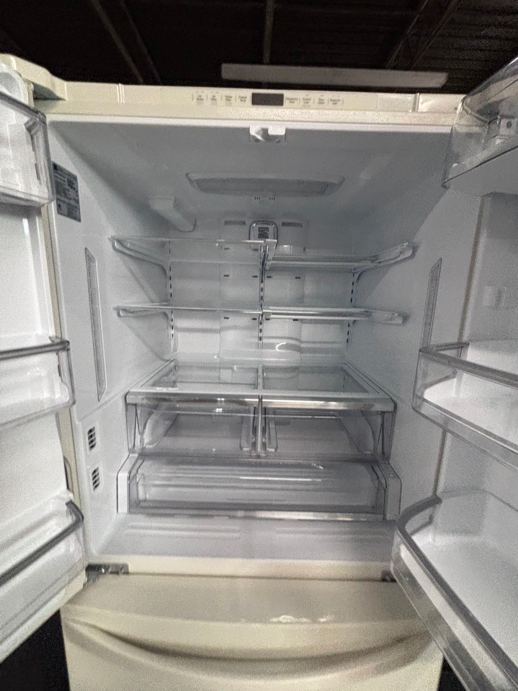 >special 🔥Used great condition used-Refurbished Kenmore  36”W x 69h x 30”depth french door refrigerator off white  w/ice & water dispenser 36 “ #RFK22CB