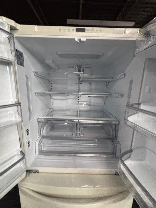 >special 🔥Used great condition used-Refurbished Kenmore  36”W x 69h x 30”depth french door refrigerator off white  w/ice & water dispenser 36 “ #RFK22CB