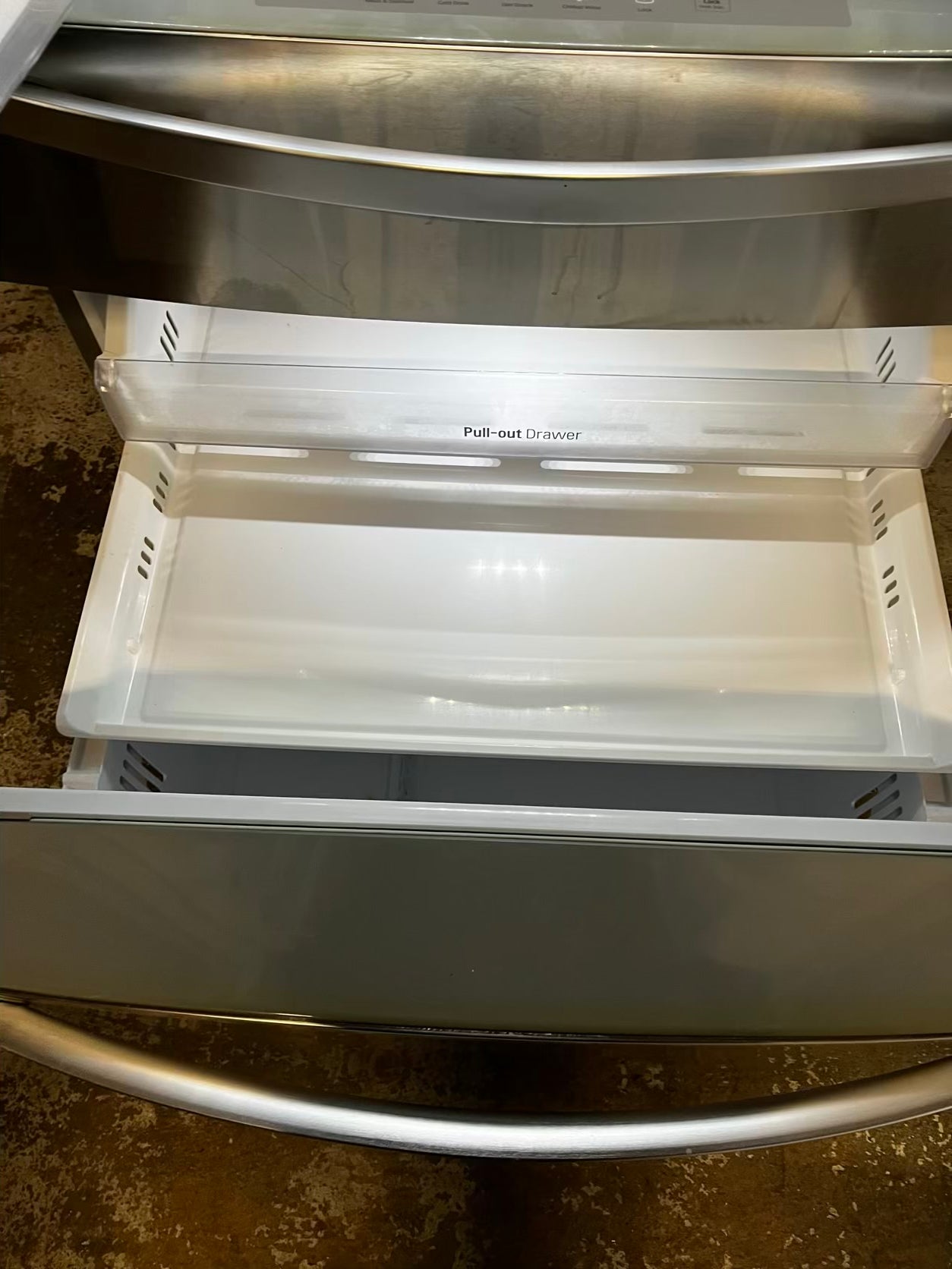 🎄Holiday Sale 🎁Used | Refurbished LG 36” French door refrigerator stainless steel *NO ice maker or water dispenser r- stock number #RF222941B