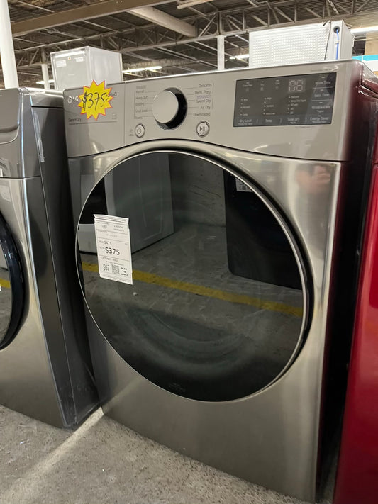 LG  front load stackable electric 220v dryer stainless steel  27" #ED399SB
