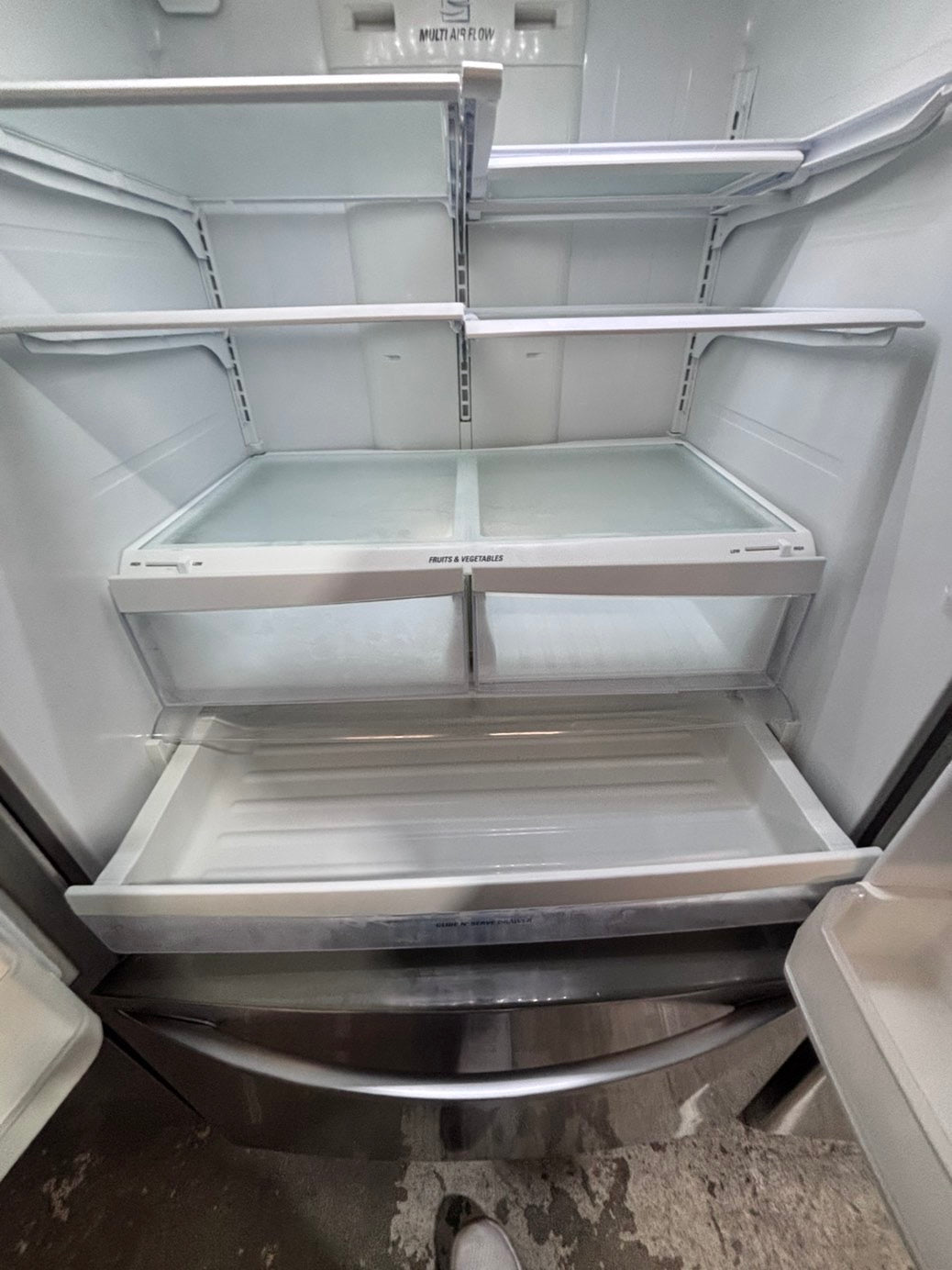 >* special 🔥used-Refurbished LG 36”w x69h x 29 depth refrigerator stainless steel w/ice & water dispenser 36 “ #LGDS73B